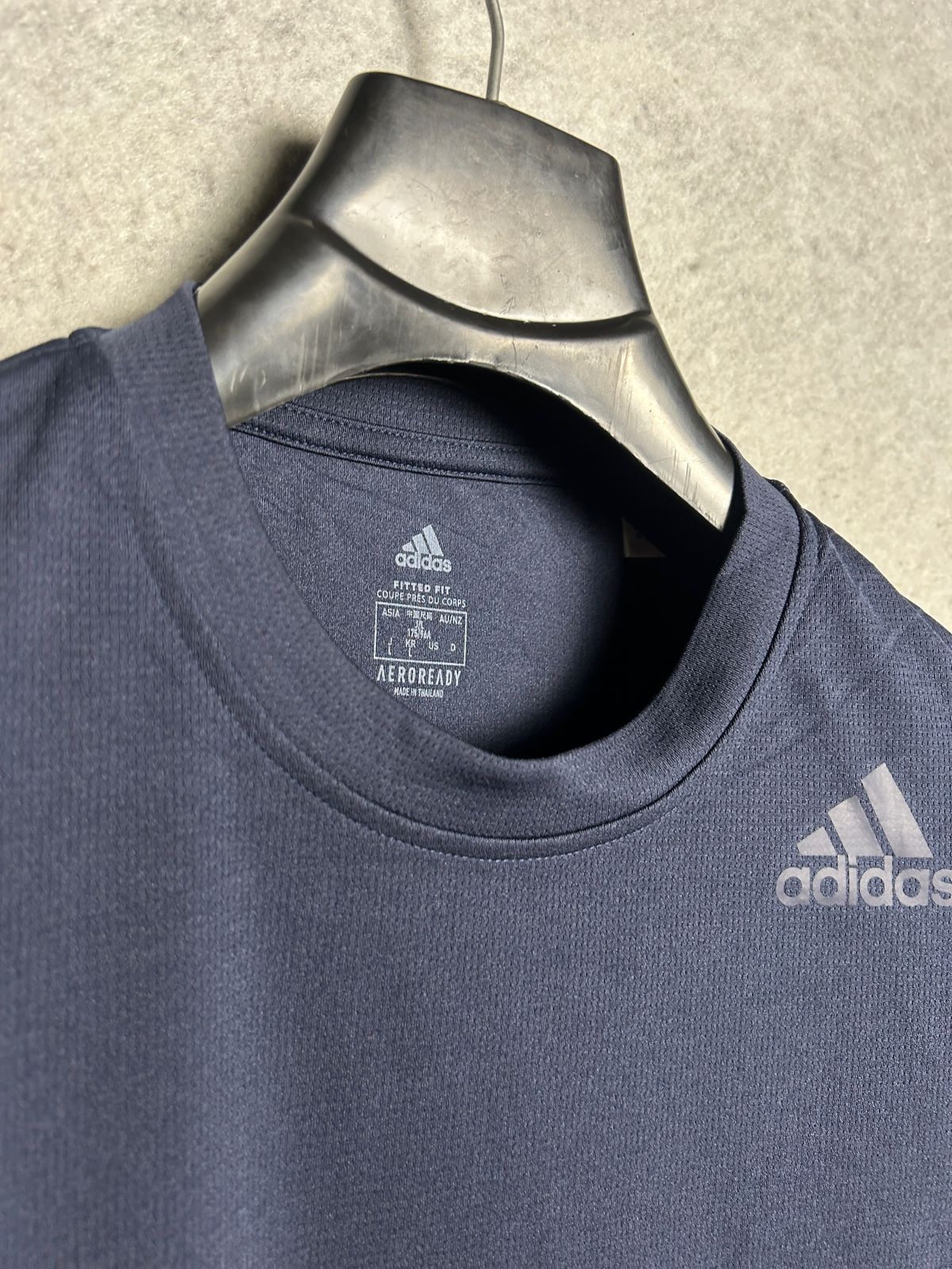 Adidas Aeroready Blue Round Neck - Large