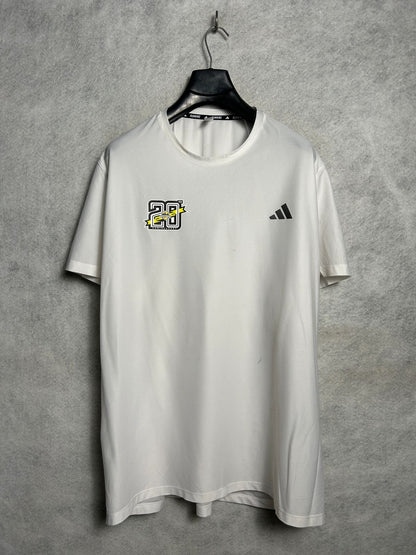 Adidas White Round Neck - 4XL