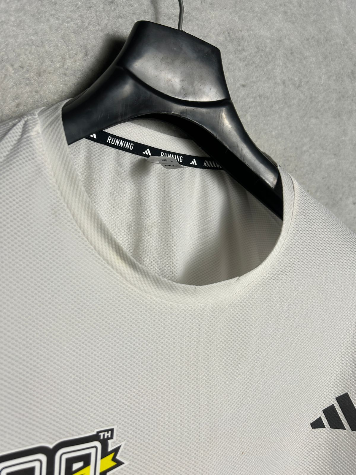 Adidas White Round Neck - 4XL