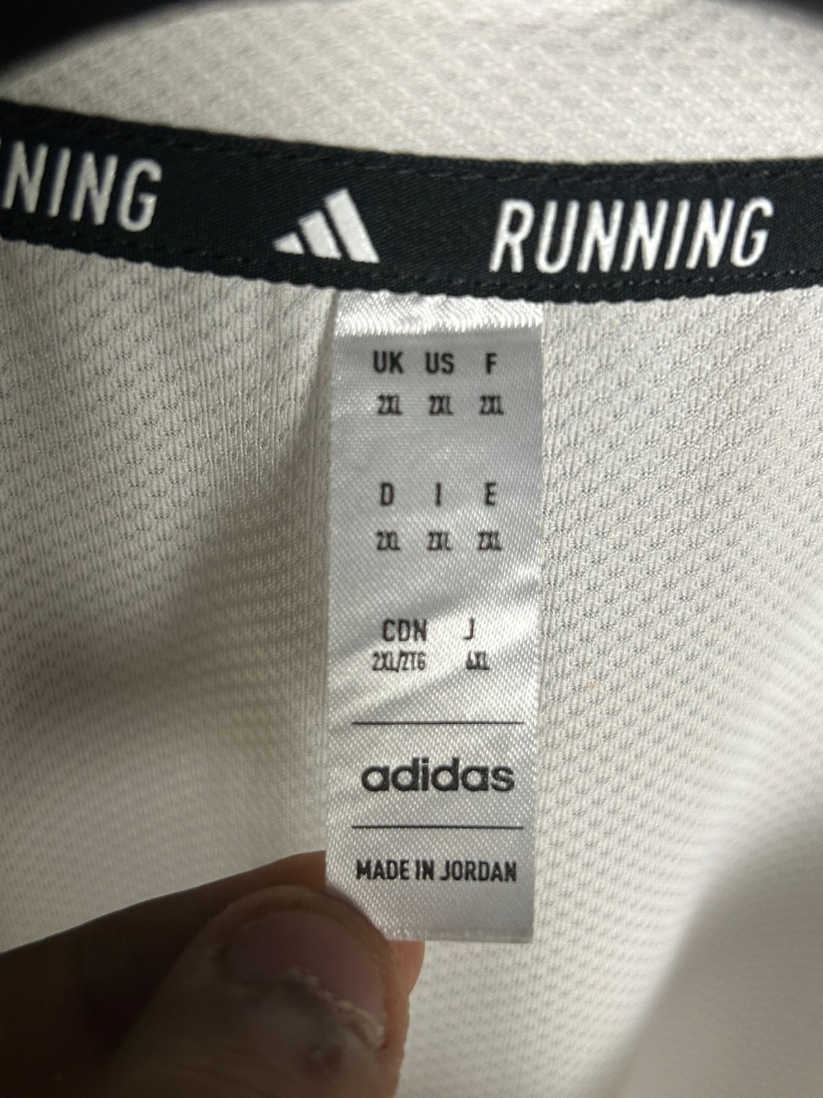 Adidas White Round Neck - 4XL
