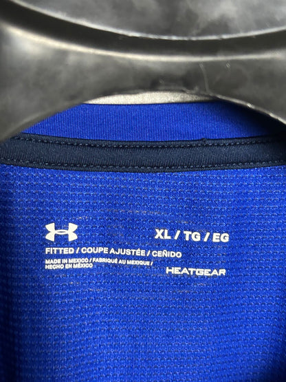 Under Armour Heat Gear Blue Round Neck - XL