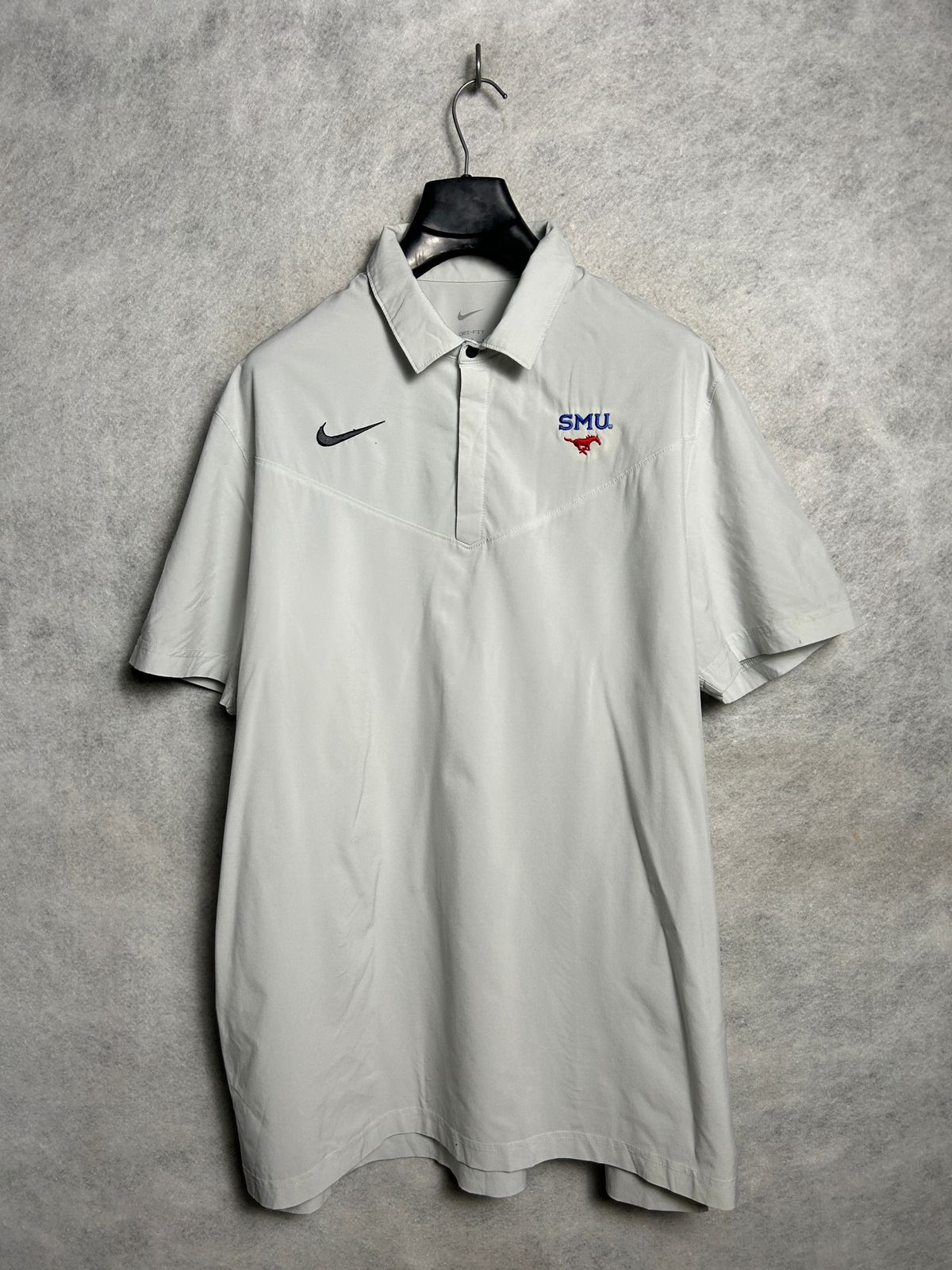 Nike SMU Dri Fit White Polo - XL