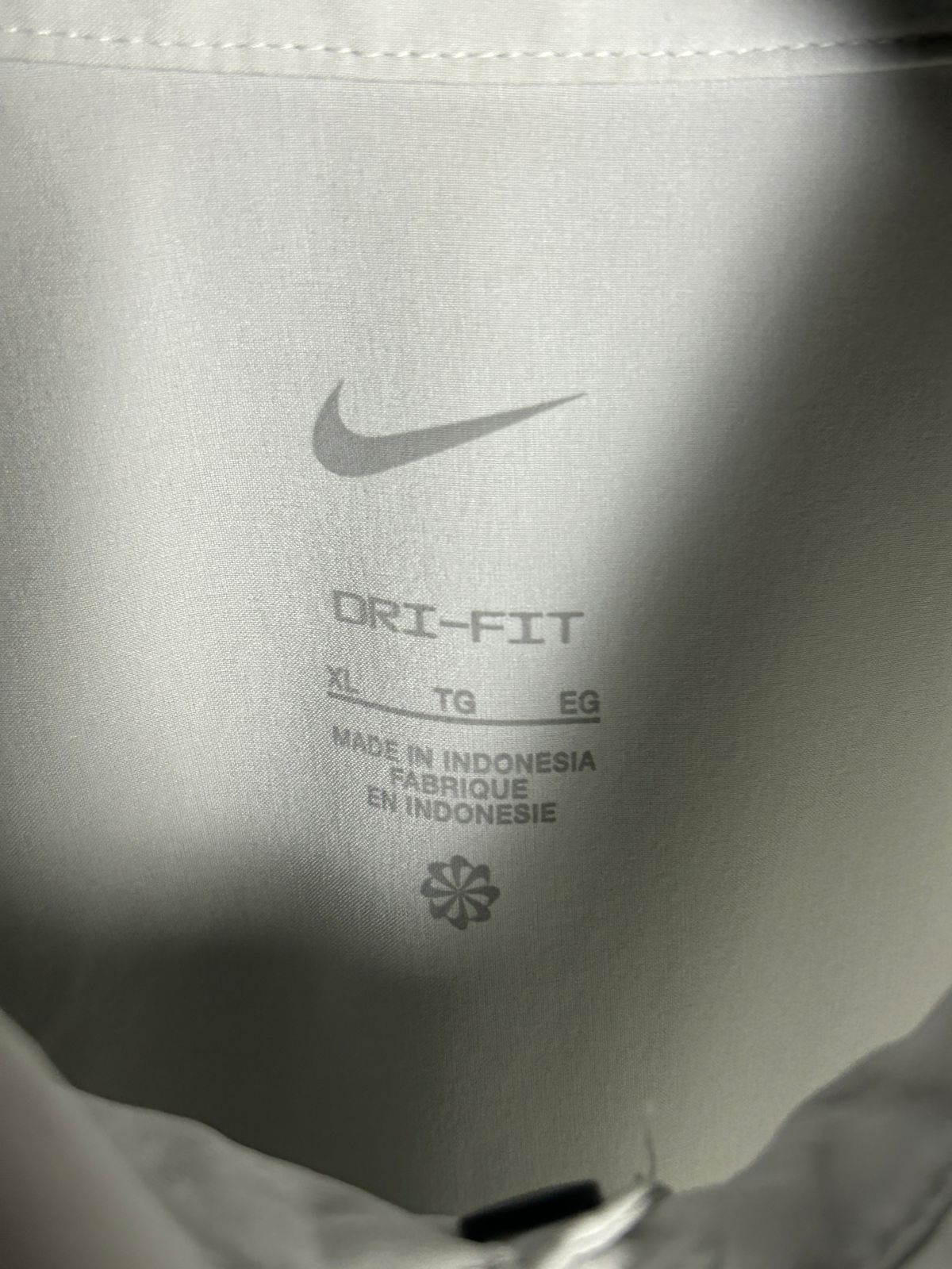 Nike SMU Dri Fit White Polo - XL