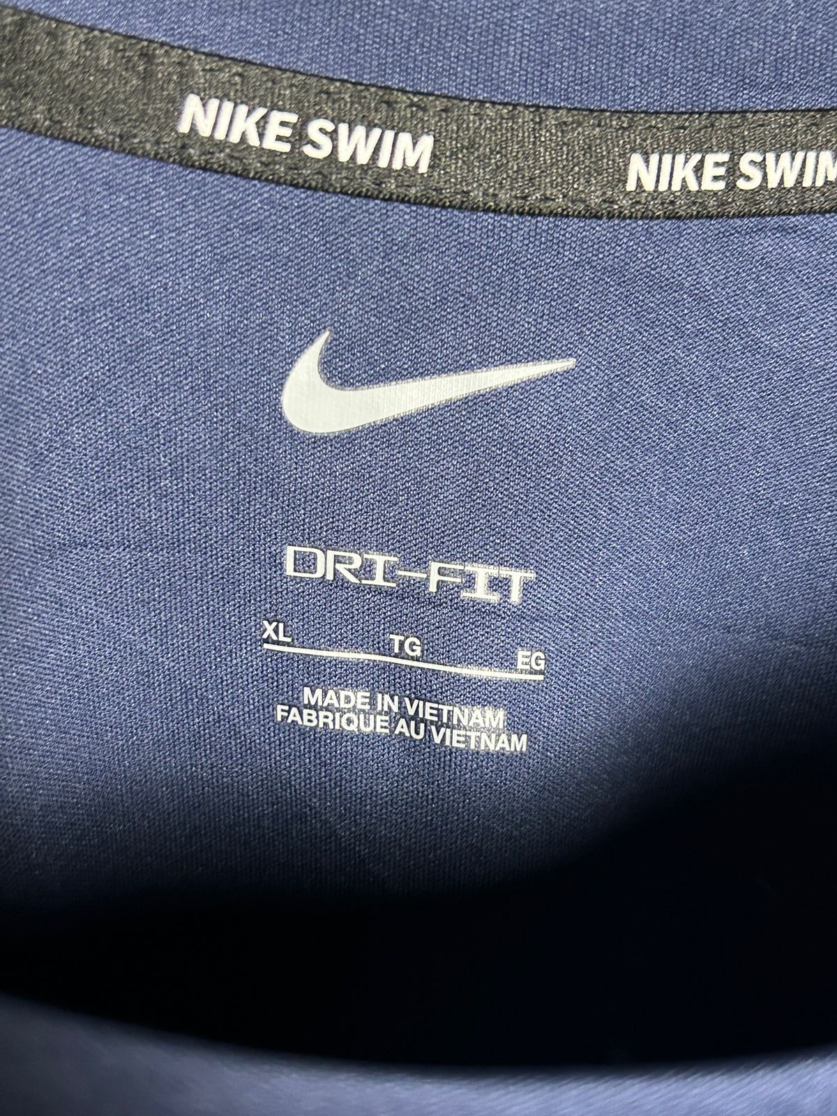Nike Dri Fit Blue Round Neck Full Sleeves - XL
