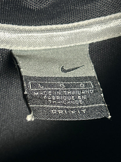 Nike Dri Fit Black V Neck - Large