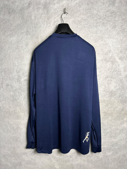Nike Dri Fit Big Logo Honolulu Marathon Blue Round Neck - XL