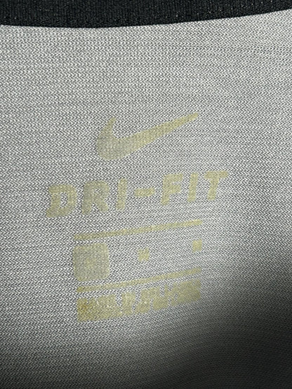 Nike Dri Fit Big Logo Grey Round Neck - Medium