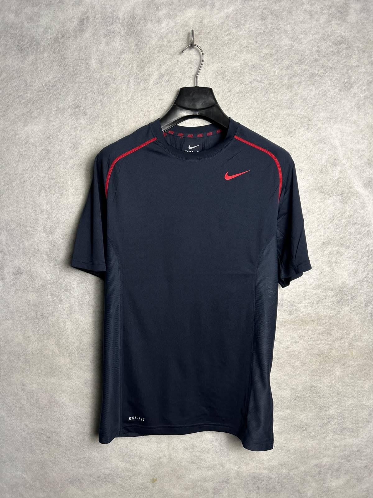 Nike Dri Fit Blue Round Neck - Small