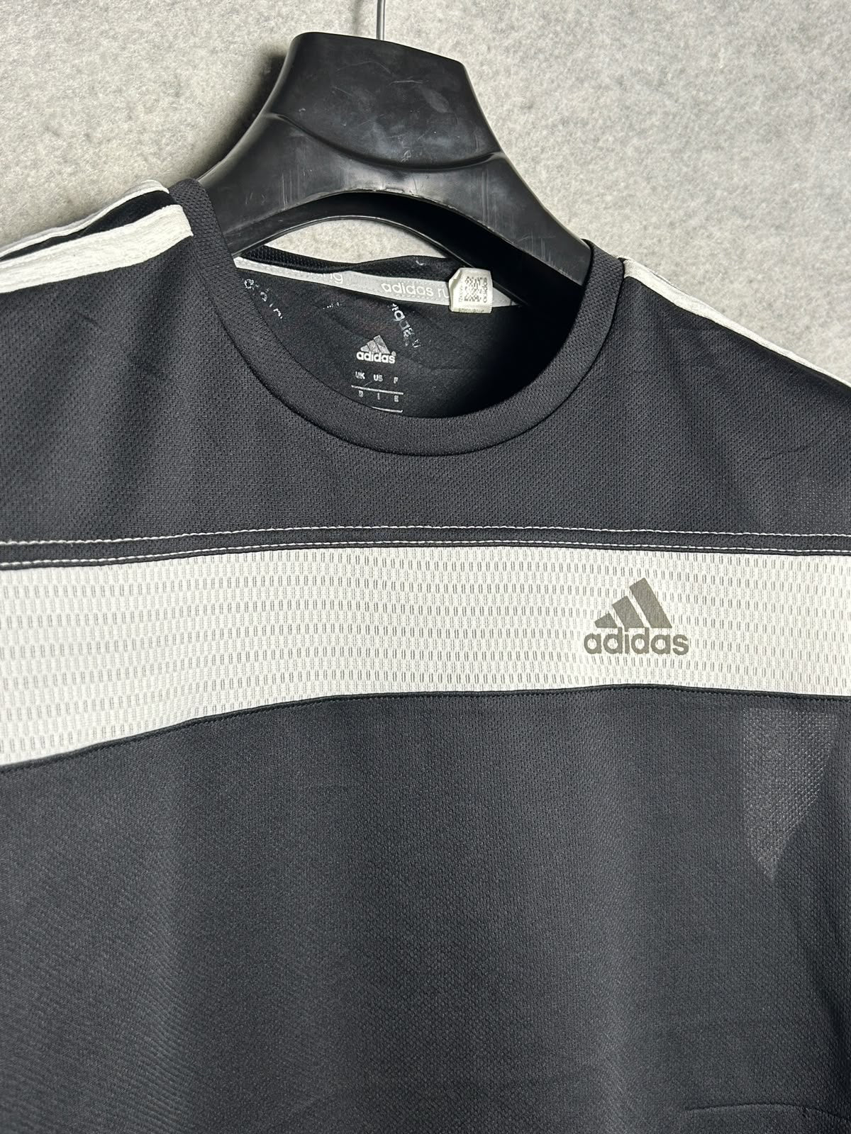 Adidas Climalite Black Round Neck - Large