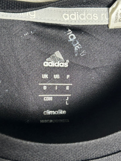 Adidas Climalite Black Round Neck - Large