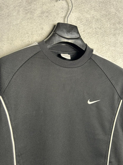 Nike Fit Dry Black Round Neck - Medium