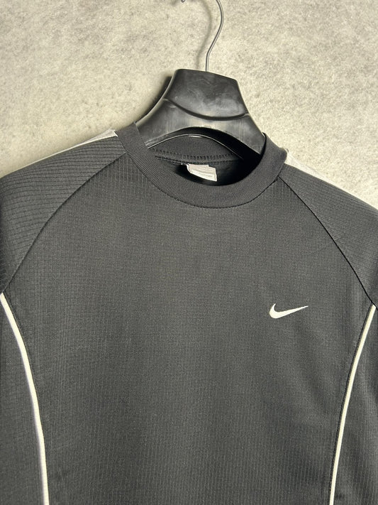 Nike Fit Dry Black Round Neck - Medium