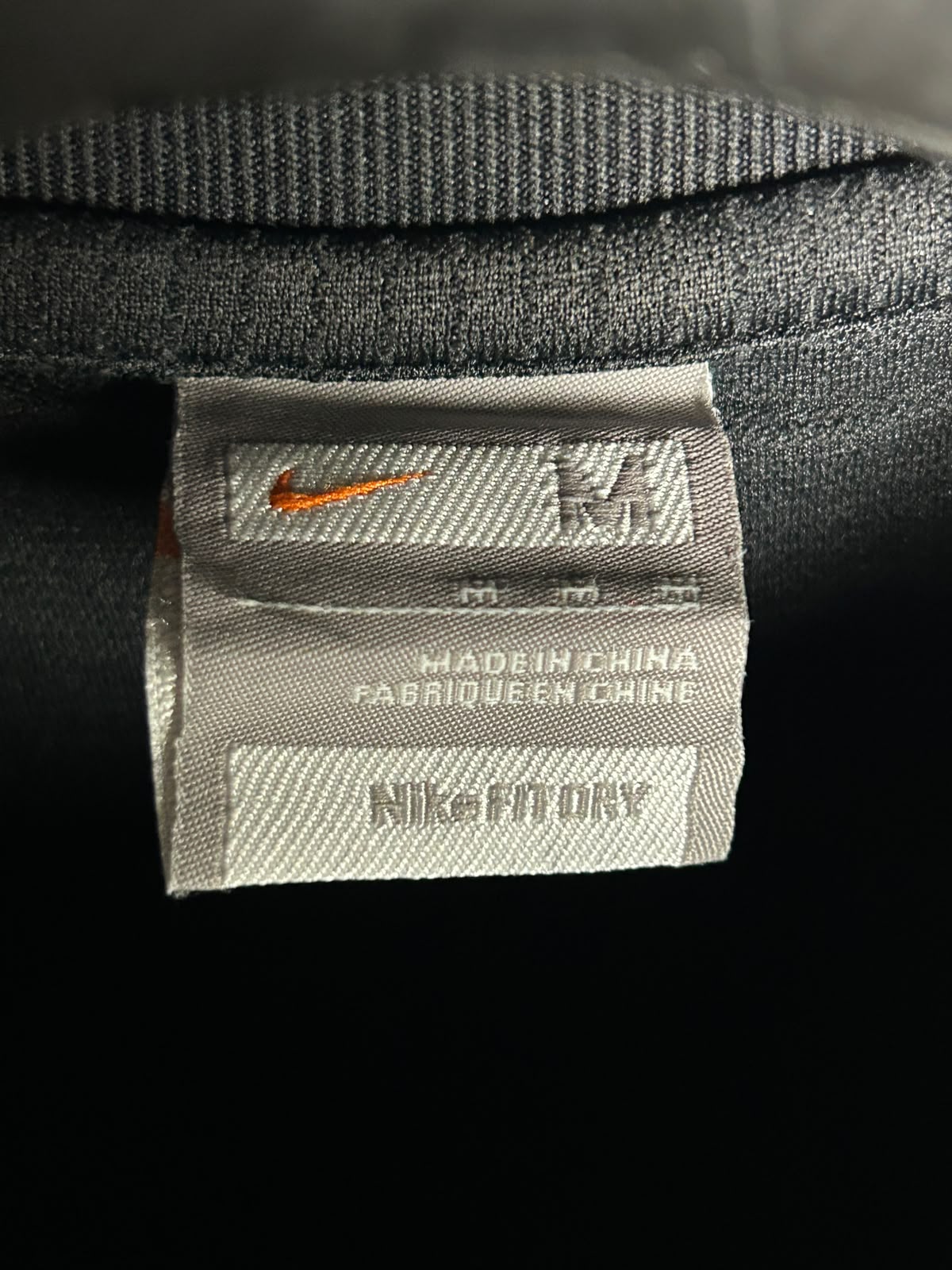 Nike Fit Dry Black Round Neck - Medium