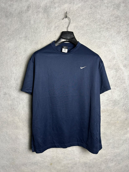 Nike Dri Fit Blue Round Neck - Large