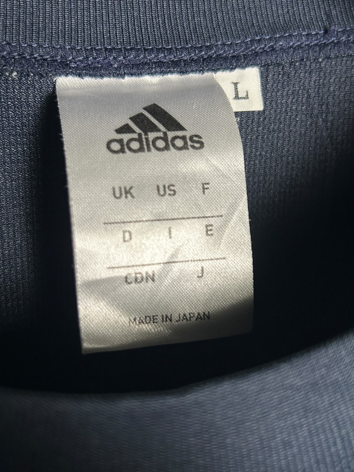 Adidas Blue Round Neck - Large
