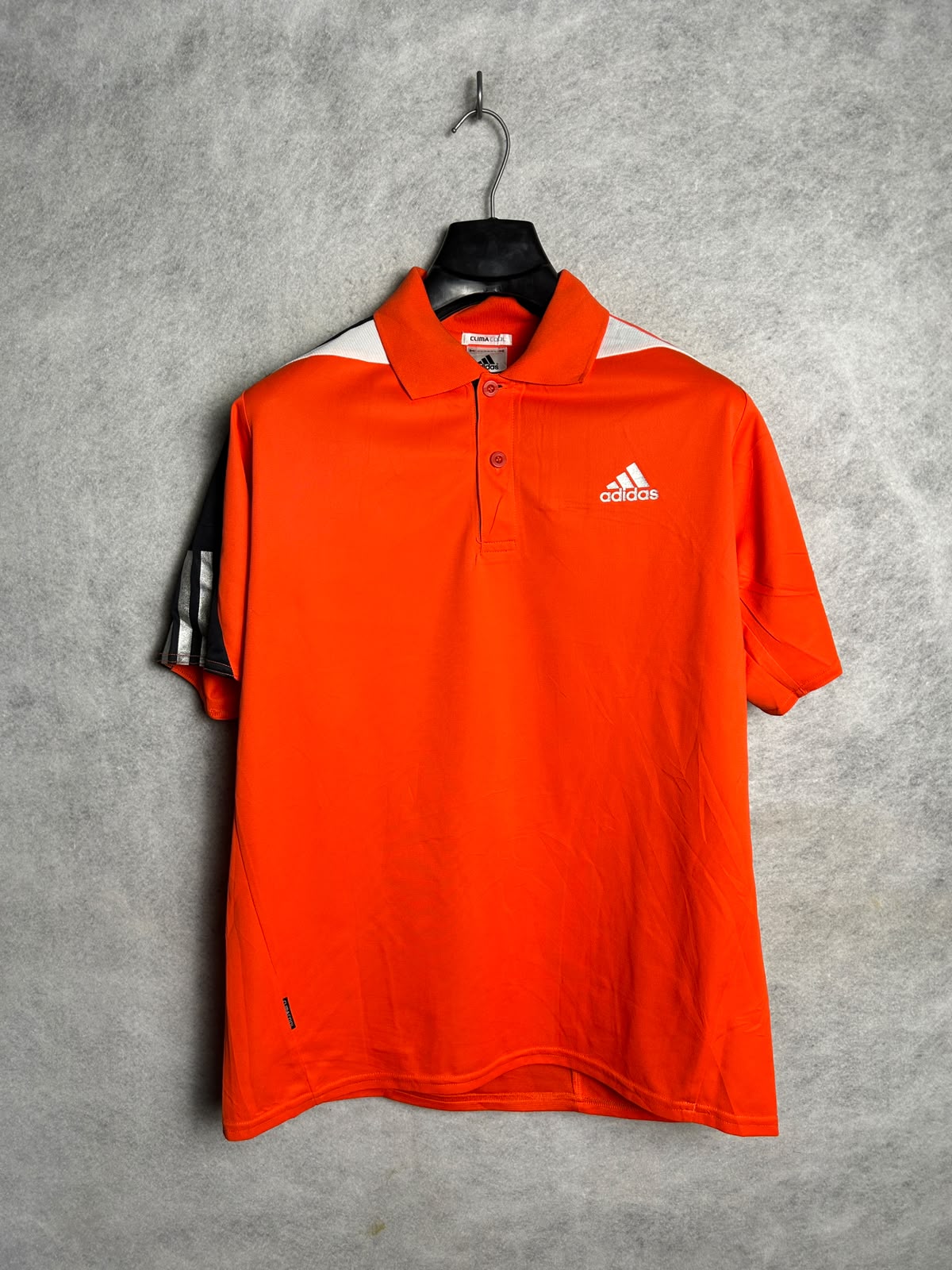 Adidas Climacool Orange Polo - Large