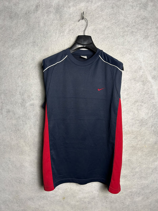 Nike Fit Dry Blue Round Neck - XXL