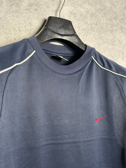 Nike Fit Dry Blue Round Neck - XXL