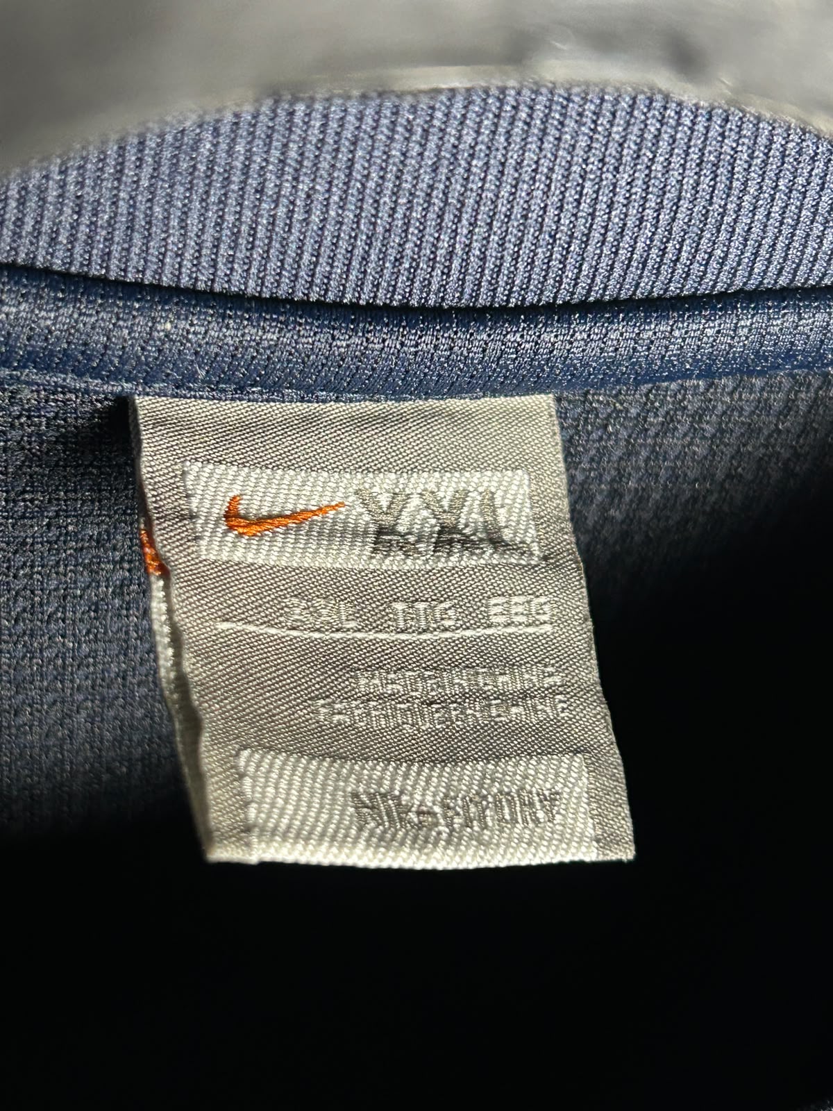 Nike Fit Dry Blue Round Neck - XXL