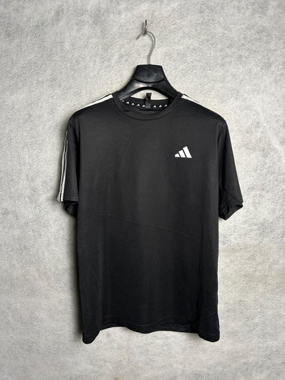 Adidas Black Round Neck - Medium