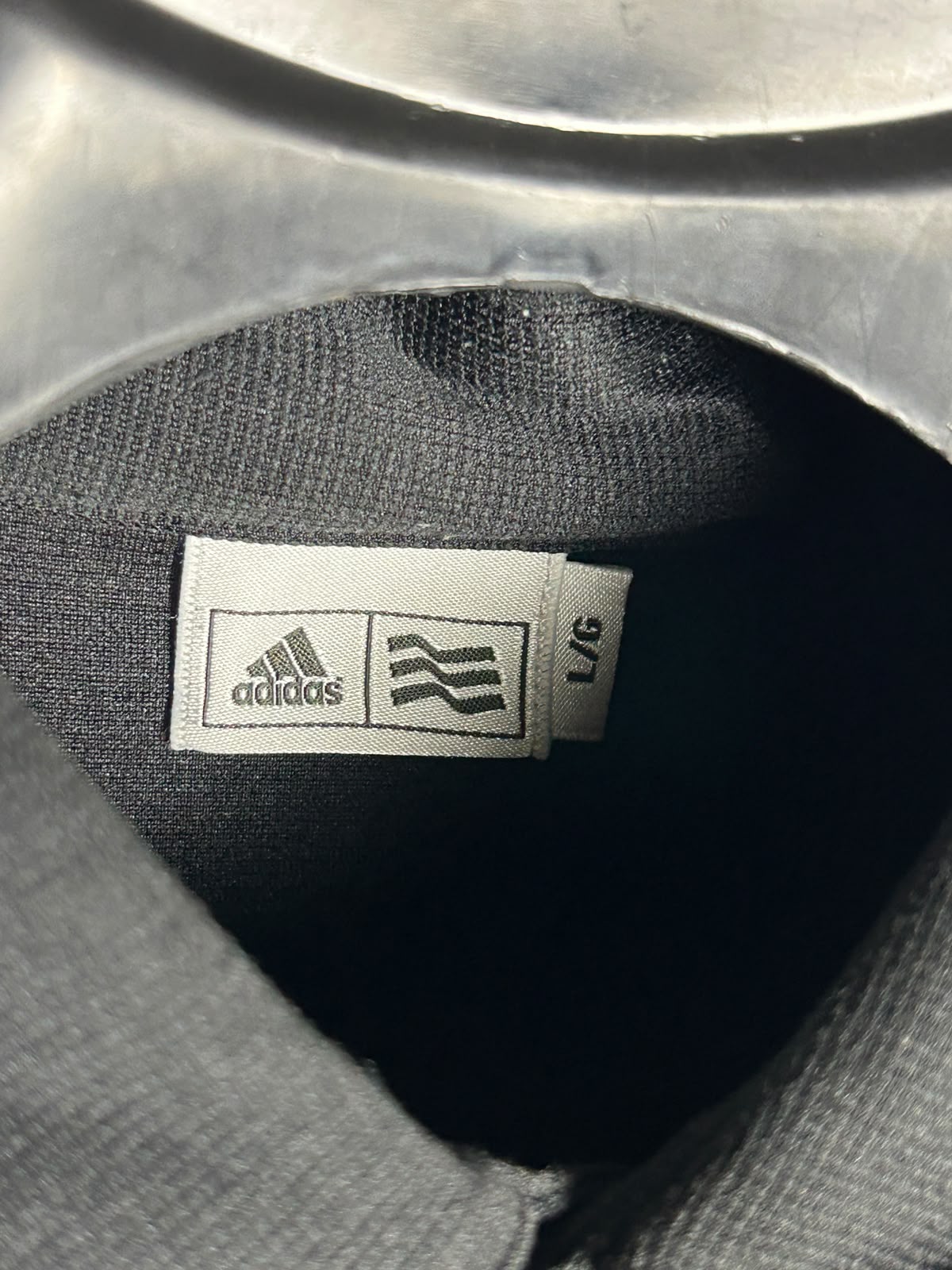 Adidas Golf Black Polo - L/G