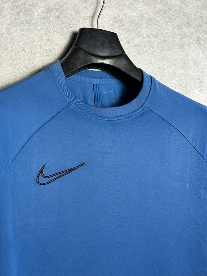 Nike Dri Fit Blue Round Neck - Large