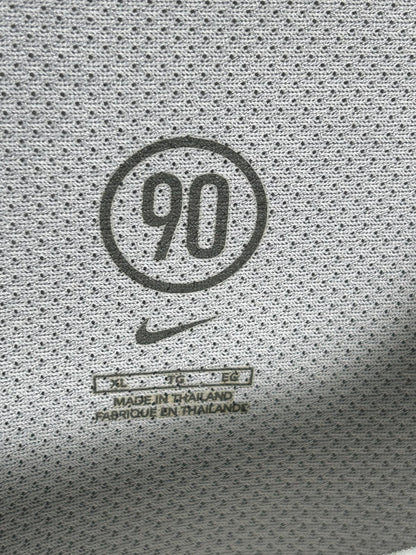 Nike Dri Fit White Round Neck - XL