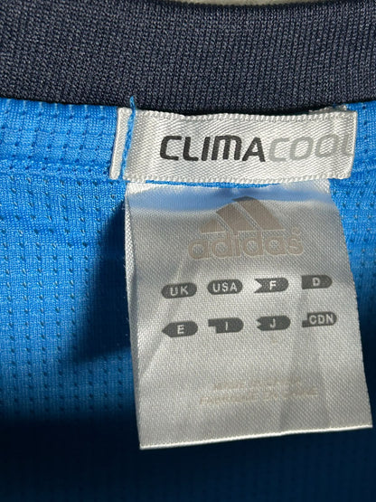 Adidas Climacool Big Logo Blue Round Neck - Large
