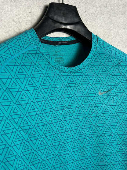 Nike Dri Fit Printed Round Neck - Medium