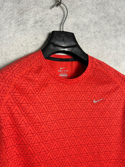 Nike Dri Fit Printed Round Neck - Medium