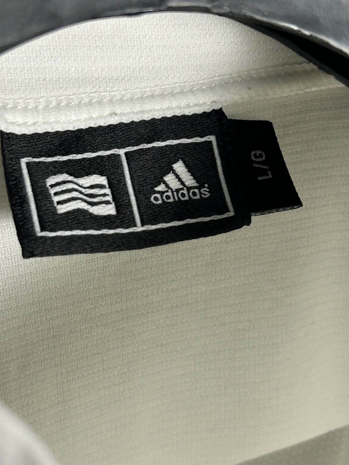 Adidas Golf White Full Sleeves Mock Neck - L/G
