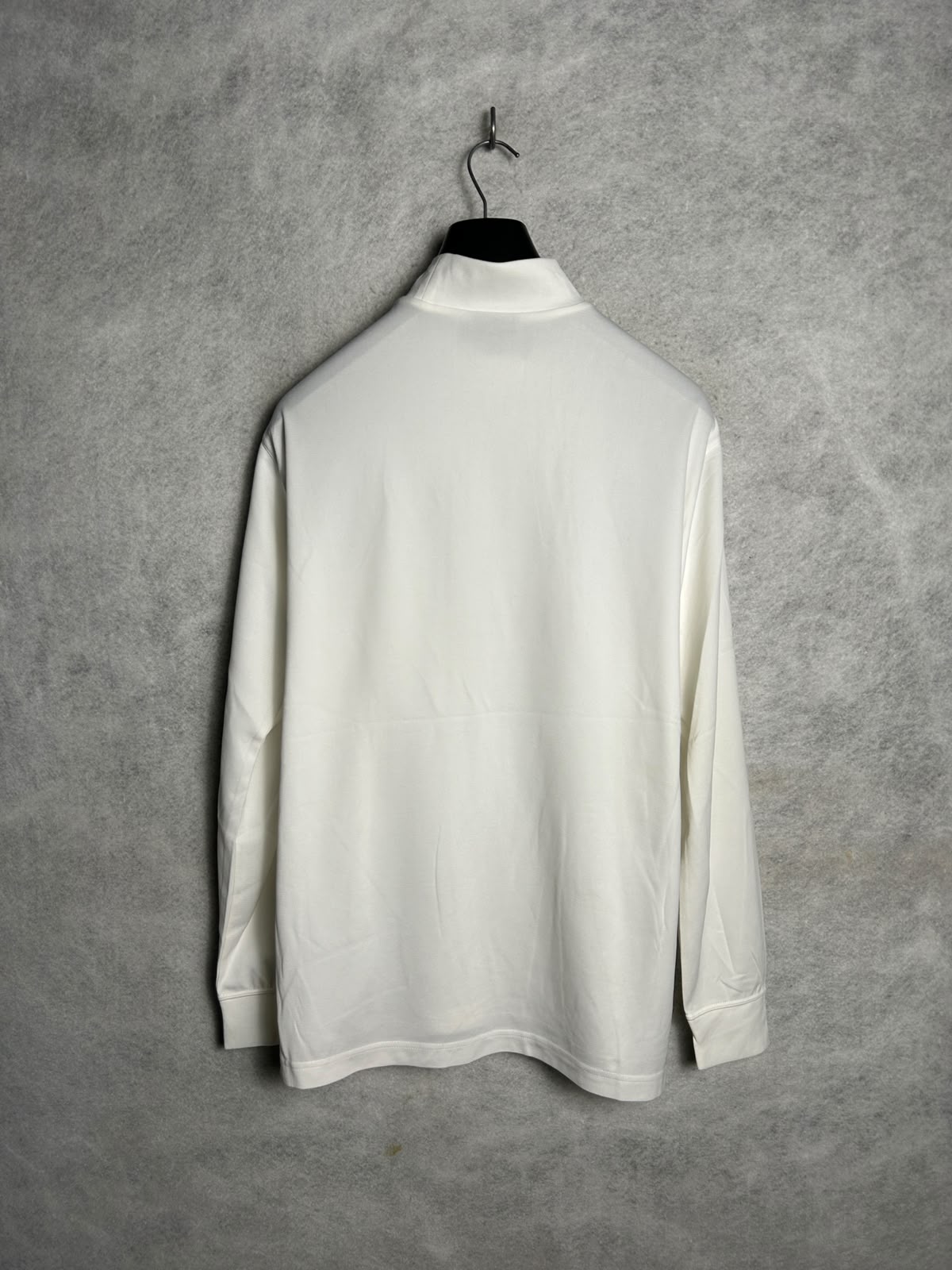 Adidas Golf White Full Sleeves Mock Neck - L/G
