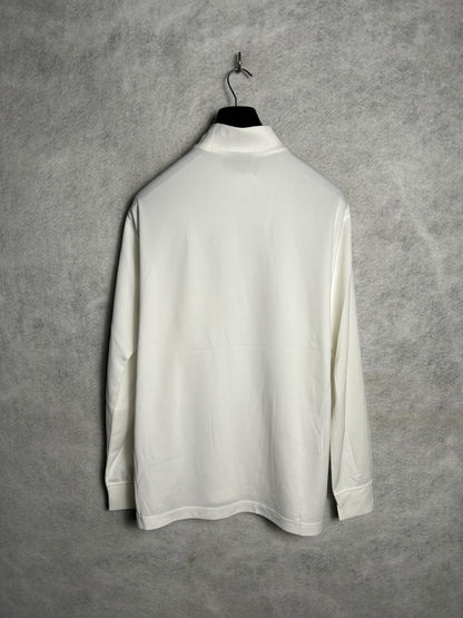Adidas Golf White Full Sleeves Mock Neck - L/G