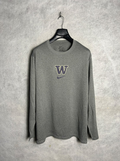 Nike Dri Fit Big W Round Neck Full Sleeves - XL
