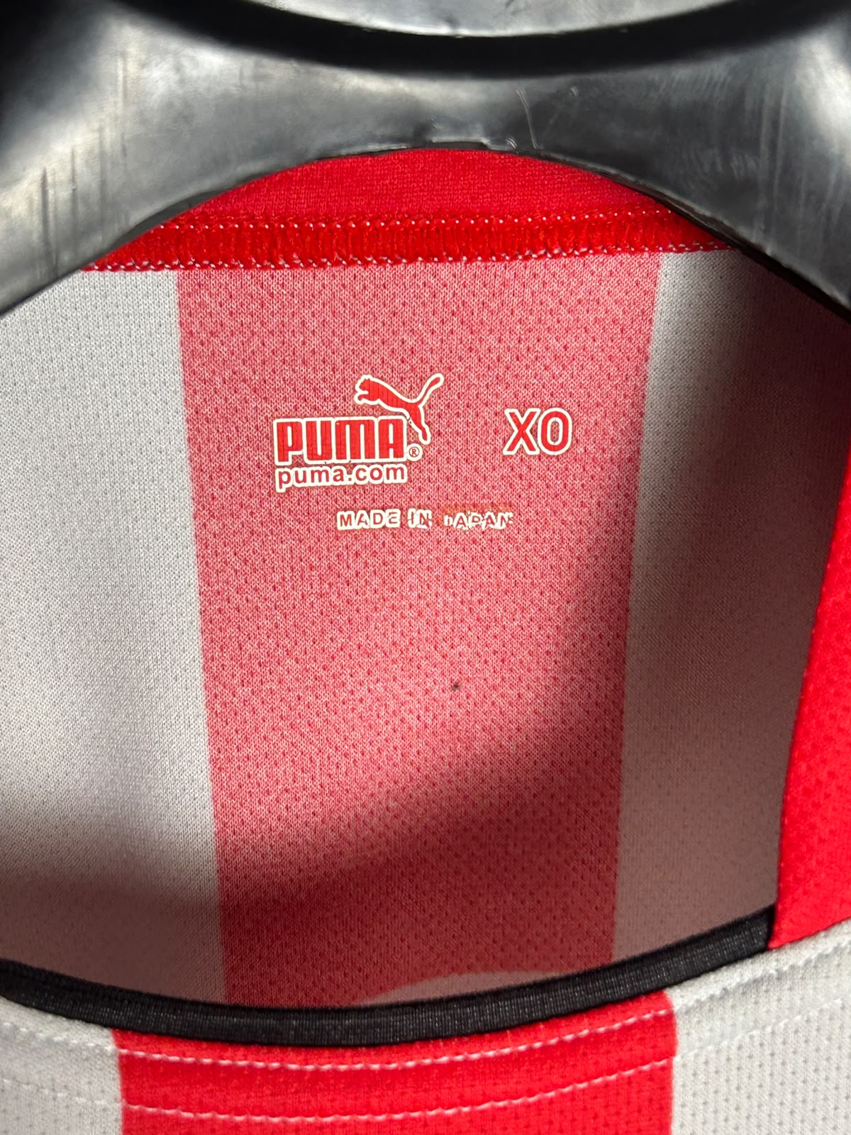 Puma Teikyo Big Logo Red And Grey Strips - XO