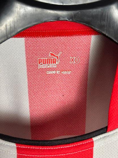 Puma Teikyo Big Logo Red And Grey Strips - XO