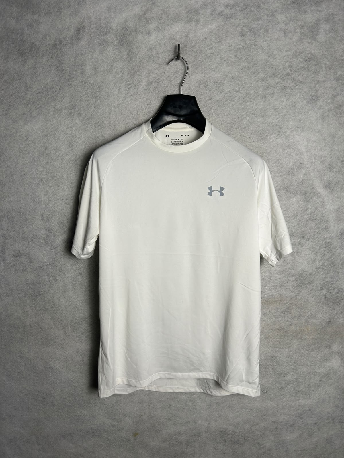 Under Armour The Tech Tee White Round Neck - Medium