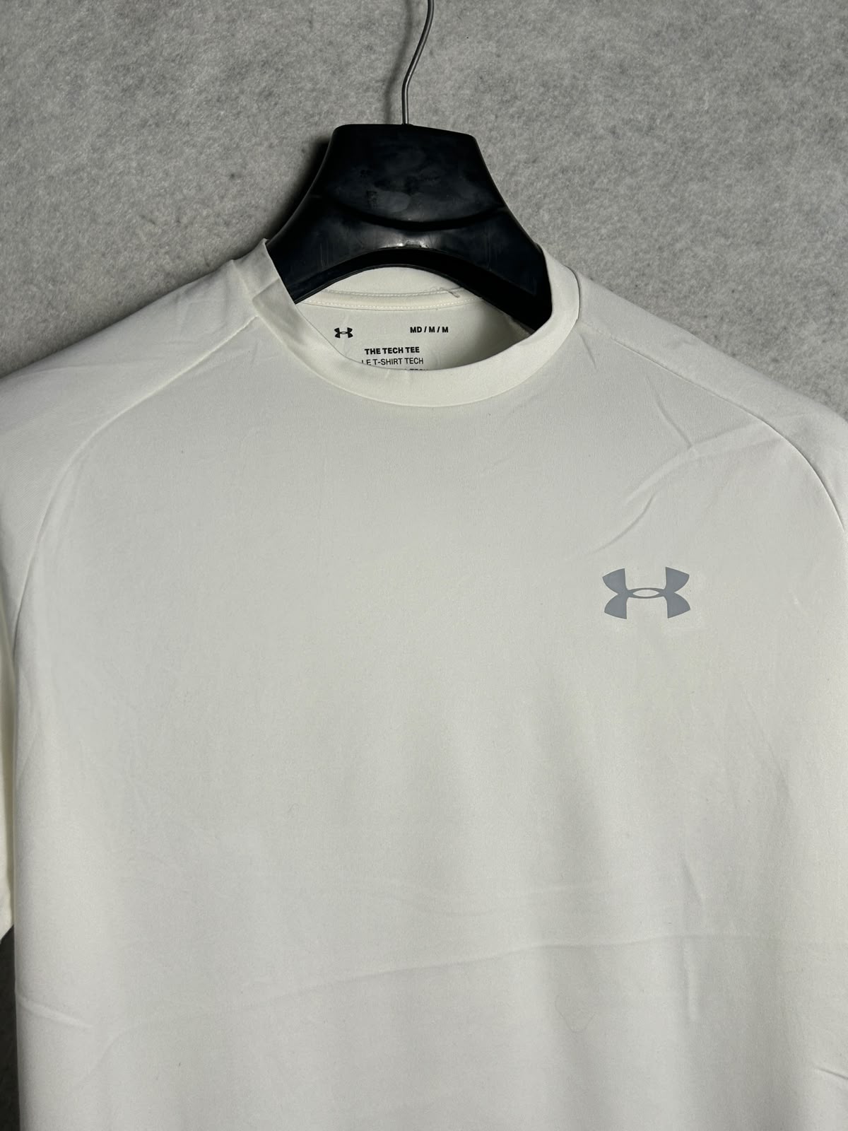 Under Armour The Tech Tee White Round Neck - Medium