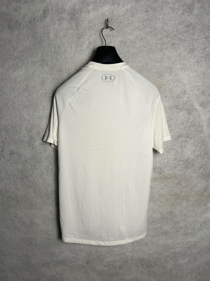 Under Armour The Tech Tee White Round Neck - Medium