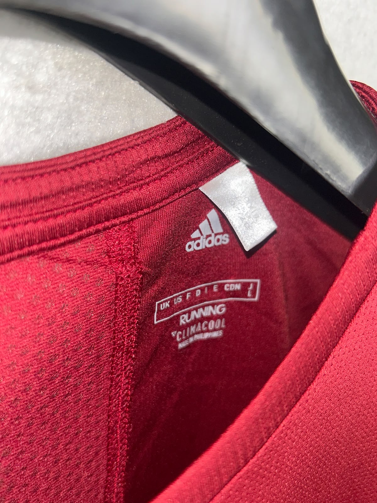 Adidas Climacool Red Round Neck - Large