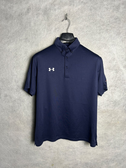 Under Armour Heat Gear Blue Polo - SM