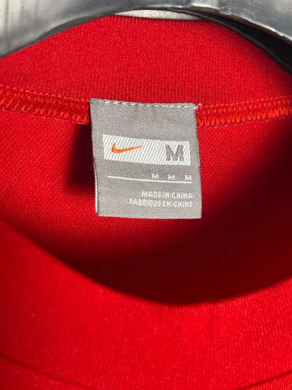 Nike Big Logo Shonan International Marathon Red Round Neck - Medium