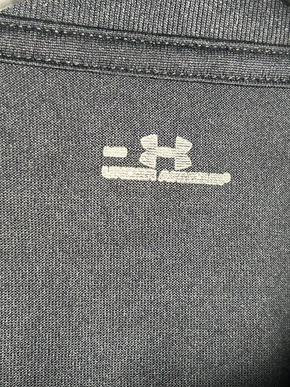 Under Armour Big Logo Black Round Neck - Medium