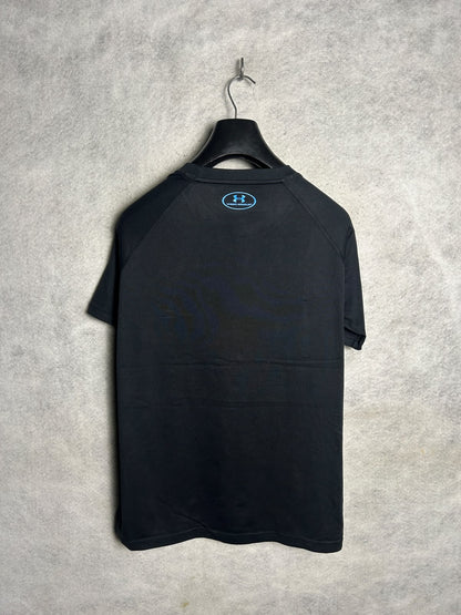 Under Armour Big Logo Black Round Neck - Medium