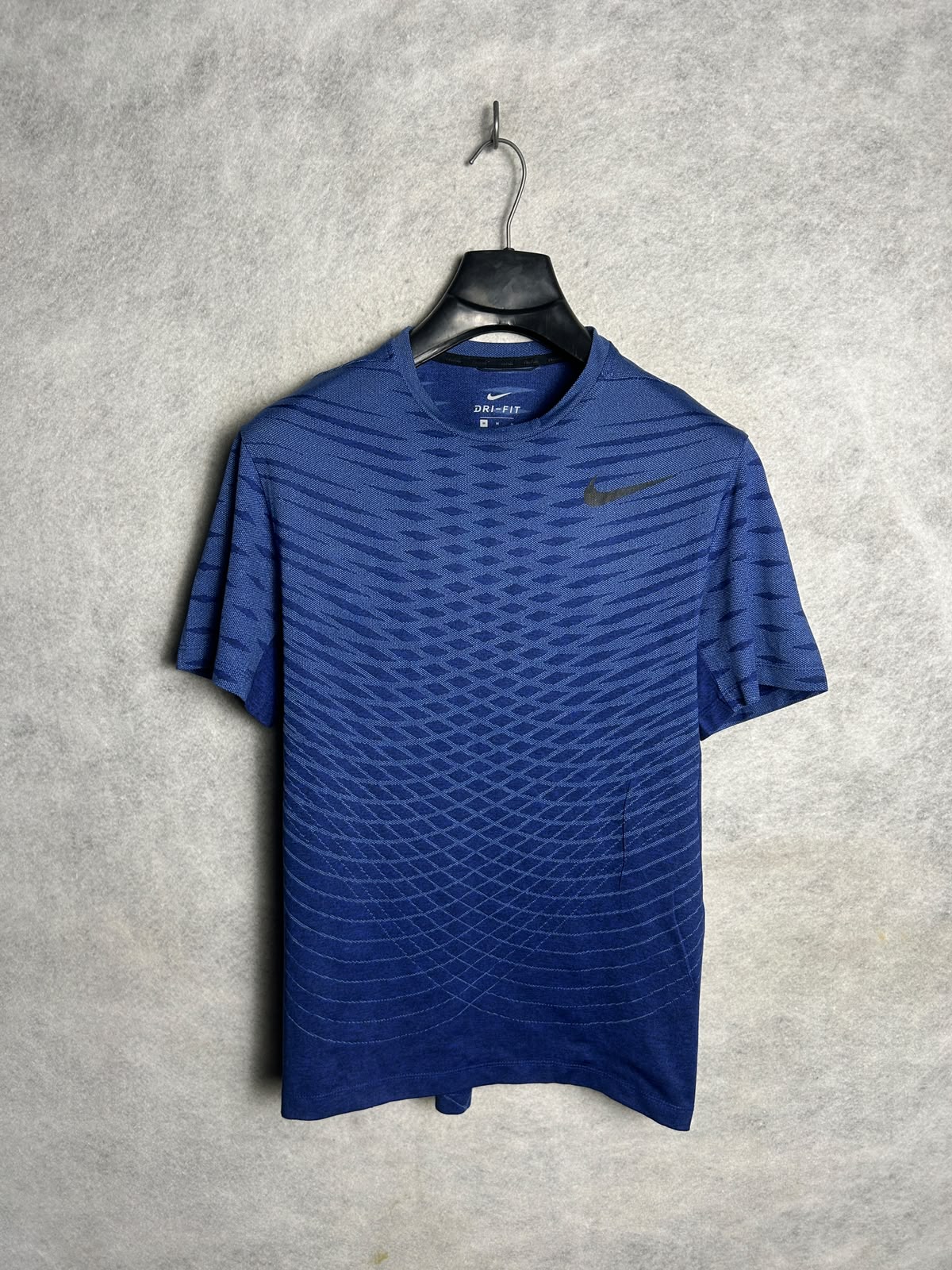 Nike Dri Fit Blue Round Neck - Medium