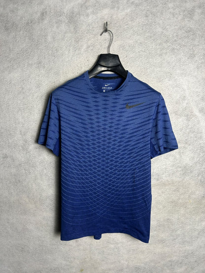 Nike Dri Fit Blue Round Neck - Medium