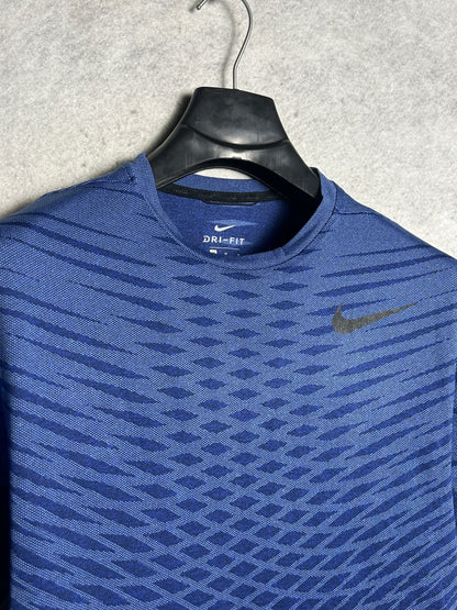 Nike Dri Fit Blue Round Neck - Medium