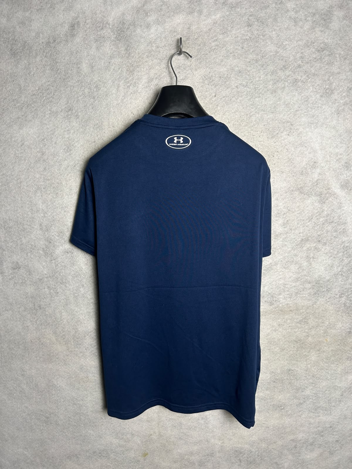 Under Armour Big Logo Blue Round Neck - MD