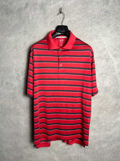 Adidas Golf Climalite Red Polo - Large