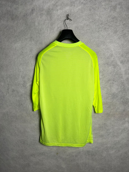 Nike Dri Fit Neon Full Sleeves Round Neck - Medium
